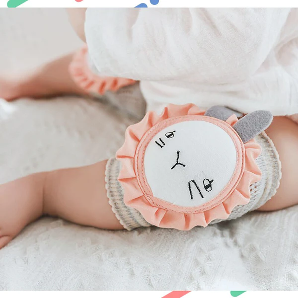 2pair/lot Mesh Baby Knee pad Cotton Breathable Baby Toddler DropResis